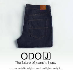 Odo, les jeans toujours propres même sans lavage