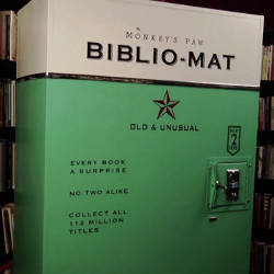 Biblio-Mat, le distributeur automatique de livres choisis au hasard